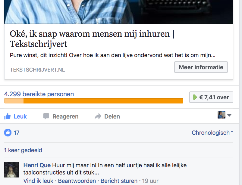 facebook-advertentie-tekstschrijvert